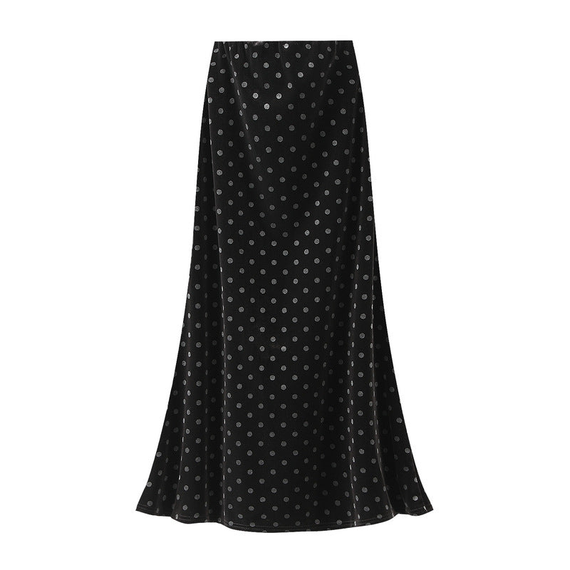Small Dot Black Silver