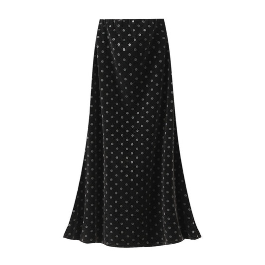 Small Dot Black Silver