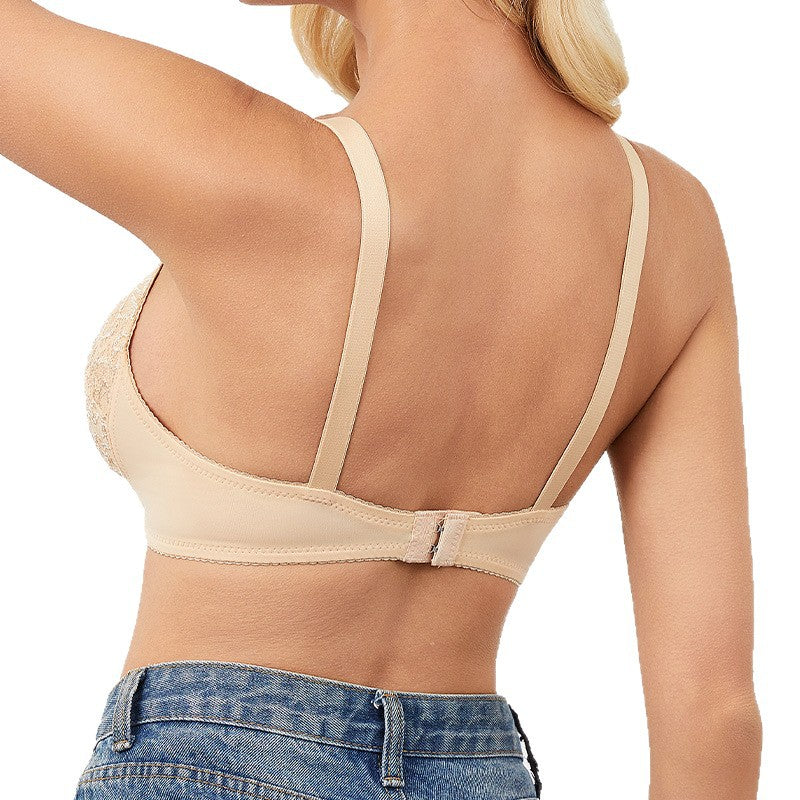 Lace Sexy Women Bra Breathable Comfortable Ultrathin Mold Cup Underwear Wireless Bow Traditional Bra