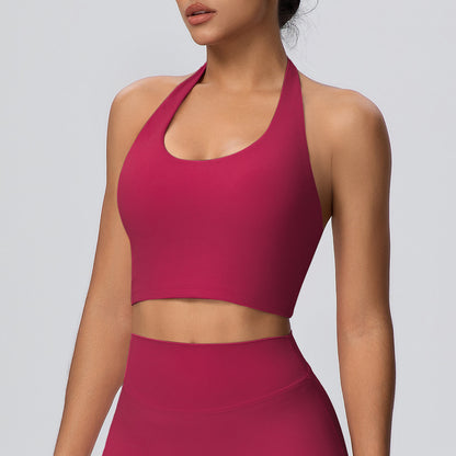 Halter Bra-Carmine