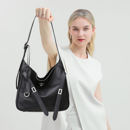 Shoulder Bag Trendy Office Underarm Bag Simple High Grade Rodeo Bag Large Capacity Light Luxury Messenger Bag Women - Wanita Store