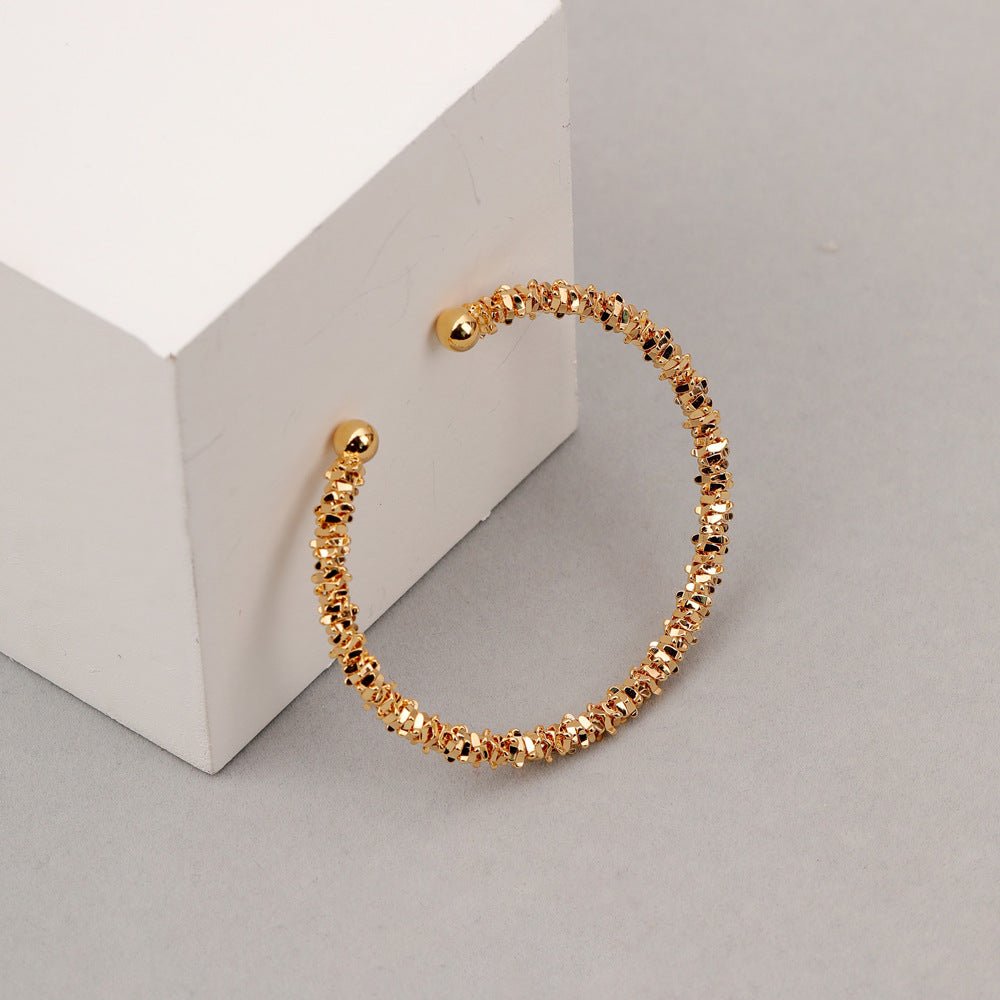 Premium 18K Gold Starry Sparkling Bracelet Niche Designer Hand Accessories Accessories - Wanita Store