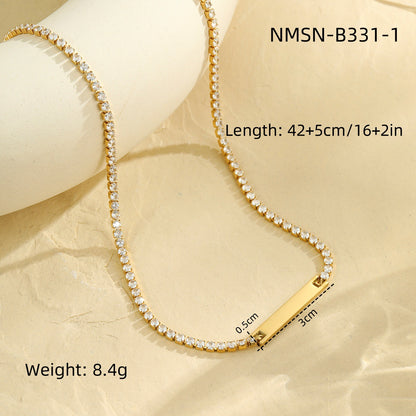 Gold Flat Necklace