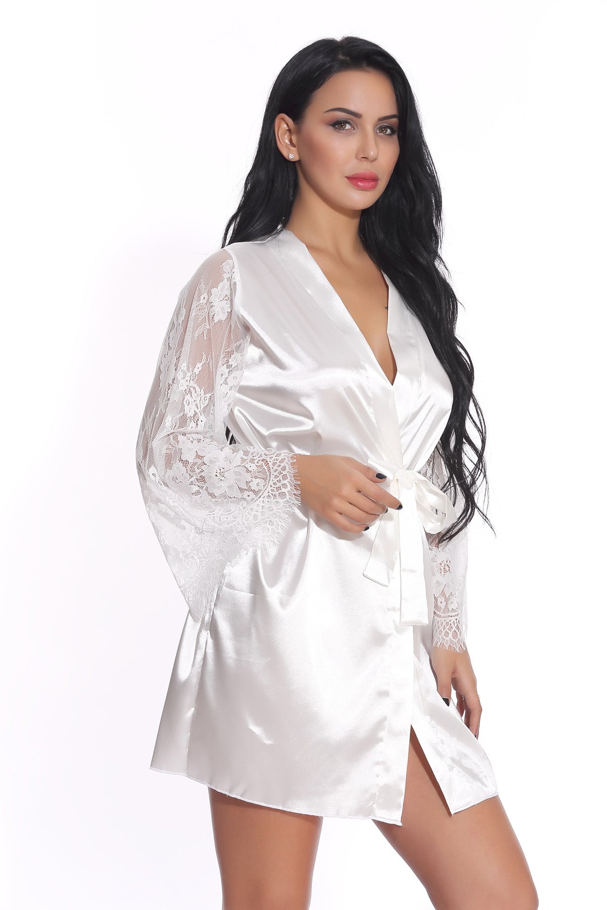 Sexy Lingerie Ladies Robe Sexy Lace Sexy Sleepwear
