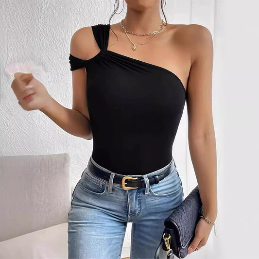 Sexy Off The Shoulder Waist Women Top Vest