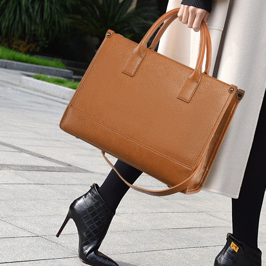 Tote Bag Simple Large Capacity Bag High Grade Shoulder Bag Texture Tote Women