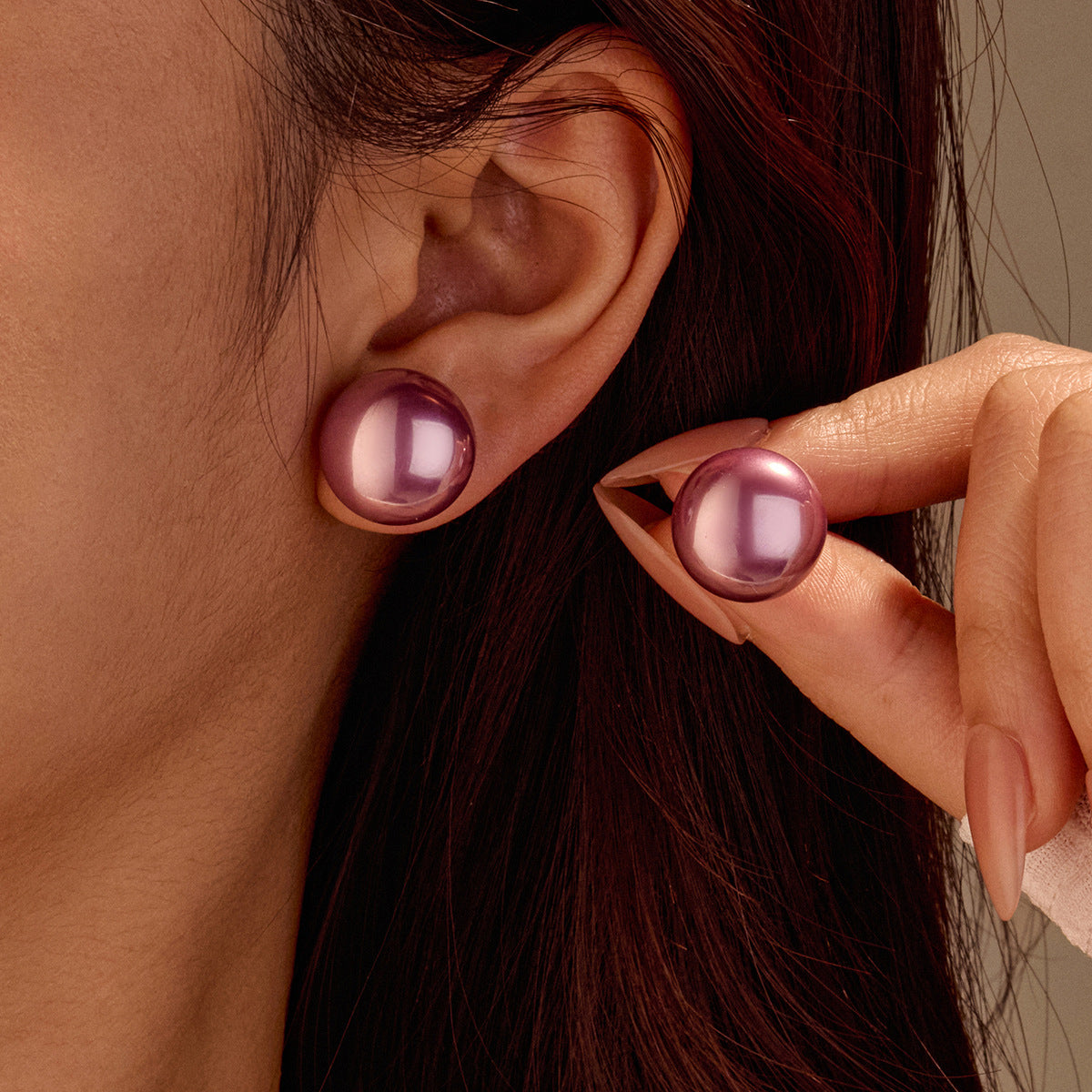 Earrings Retro Elegant French Glossy Pearl Earrings Fashionable High Grade Earrings Earrings Women - Wanita Store