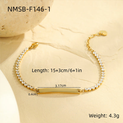 Gold Flat Bracelet