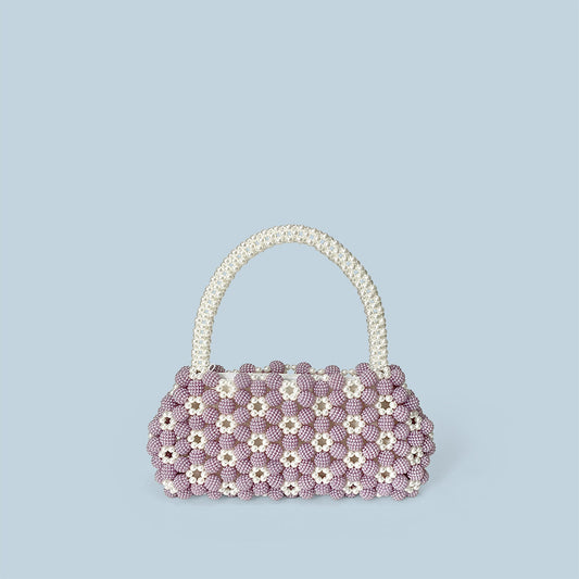 Beaded Bag Japanese Small Floral Autumn Winter Mobile Phone Bag Hand Woven Bag Gifts Girlfriend