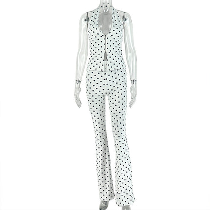 White Polka Dot