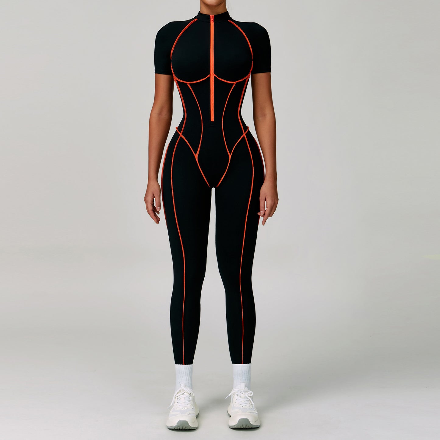 Orange Line Black