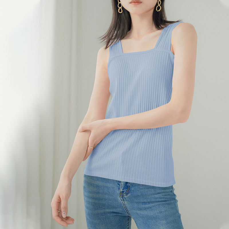 Light Blue Cotton Rib
