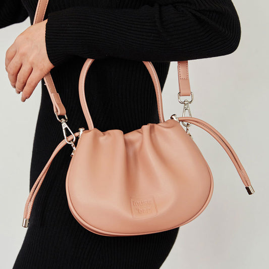 Bucket Bag Solid Color Simple Women Bags Spring Fashionable Stylish Cloud Bag Office Women Handbag