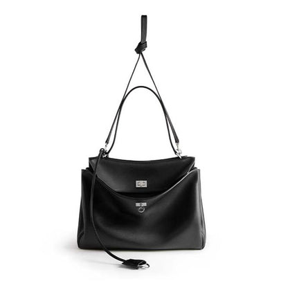 Women Bag Rodeo Bag Large Capacity Office Tote B Home Same Tote Textured One Shoulder Bag - Wanita Store