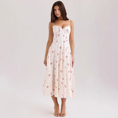 White Background Pink Small Pattern