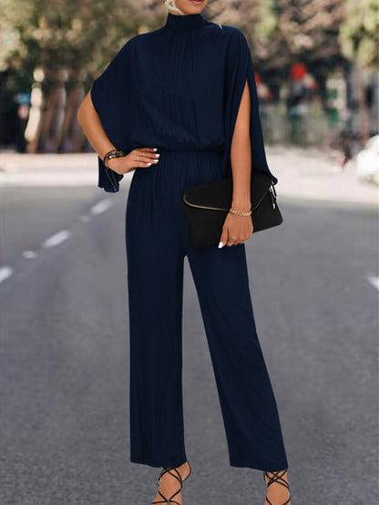 Women Clothing Popular Turtleneck Jumpsuit - Wanita Store
