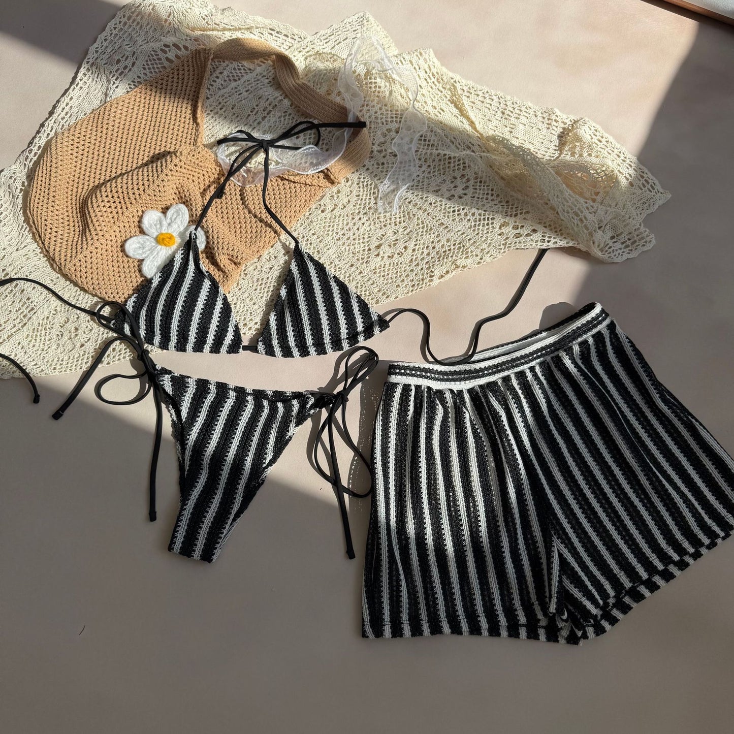 Black Three-Piece Set