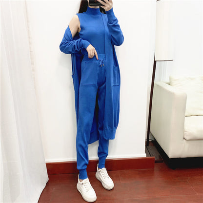 Sports Casual Women Clothing Spring Autumn Youthful Looking Fashionable Three Piece Set - Wanita Store
