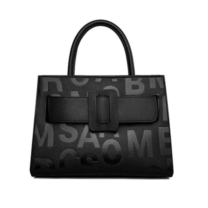 Handbag Large Capacity Totes Women Retro Trends Letter Graphic Women Handbag Shoulder - Wanita Store