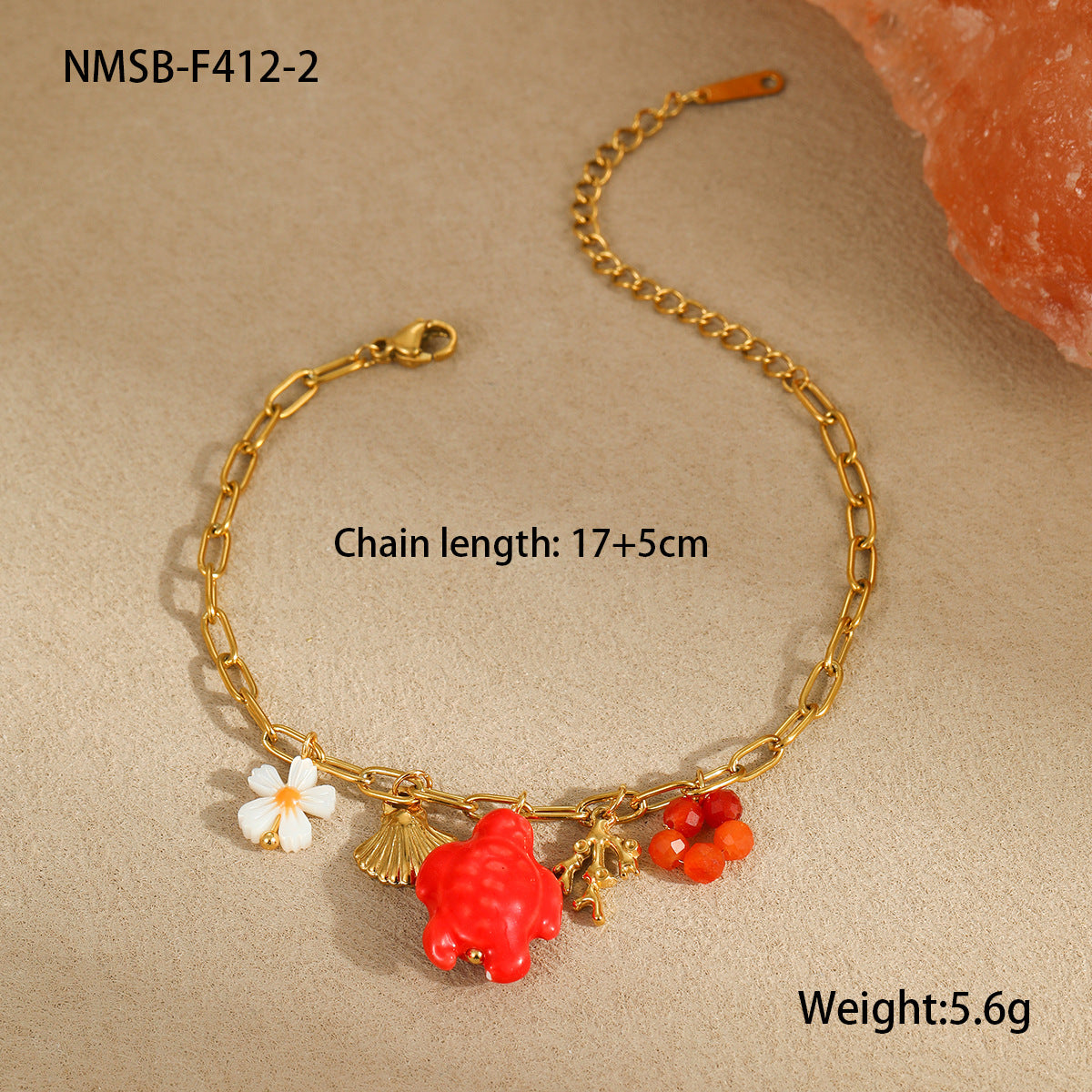 Red Turtle Bracelet