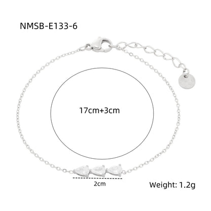 Steel Color White Diamond
