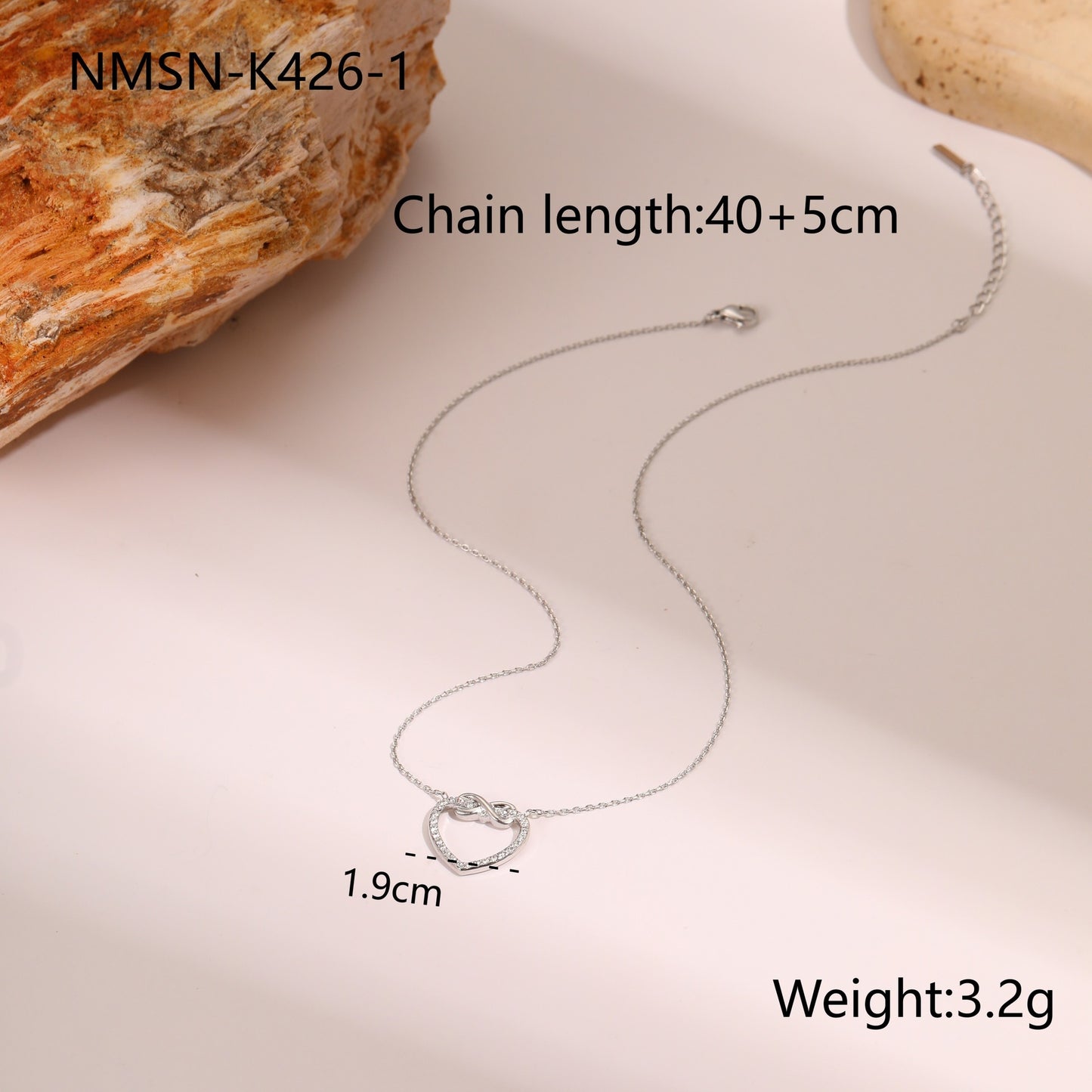 Steel Love Necklace