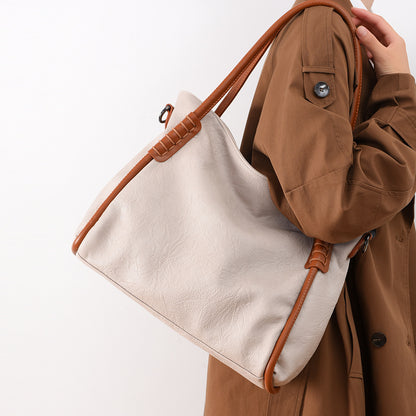 Bag Tote Bag Korean Loose Women Bag Simple Office Crossbody Bag Large Capacity Shoulder Bag Women - Wanita Store