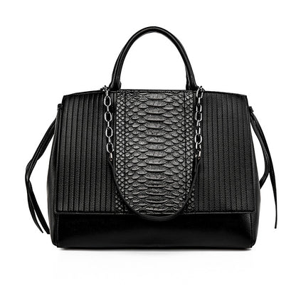 Tote Bag Crocodile Pattern Stylish Good Texture Bag Women Large Capacity Women Bag Shoulder Handbag - Wanita Store