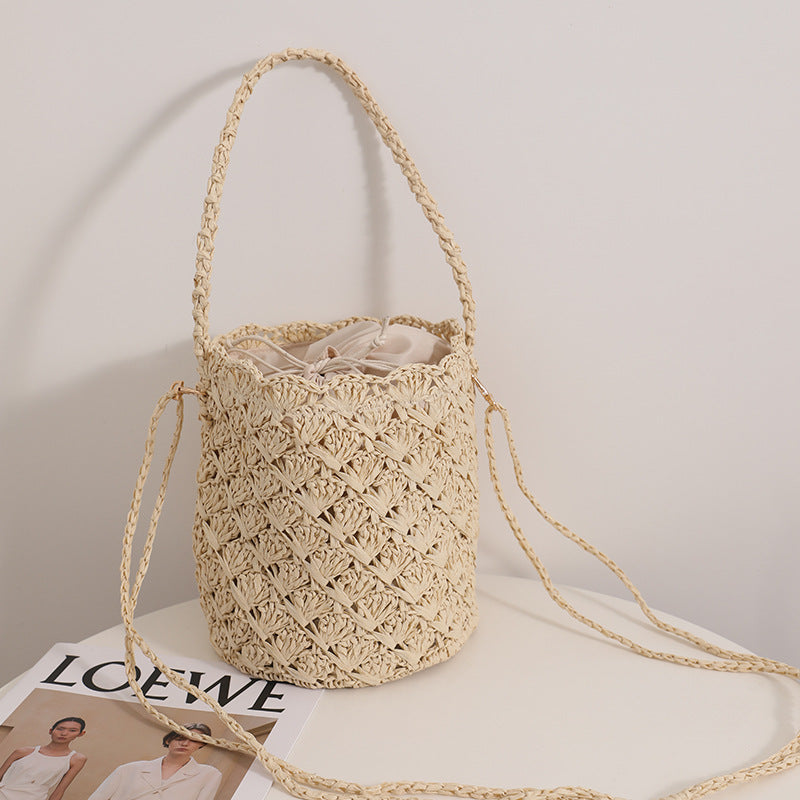 Crossbody Small Claw Bucket Rice