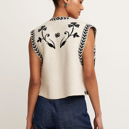 Summer Sleeveless Design Sexy Sexy Knitted Vest Top Women - Wanita Store
