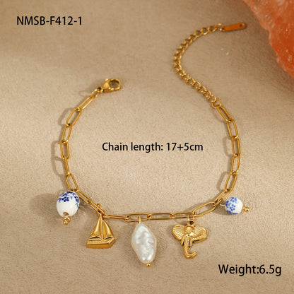 White Pearl Bracelet