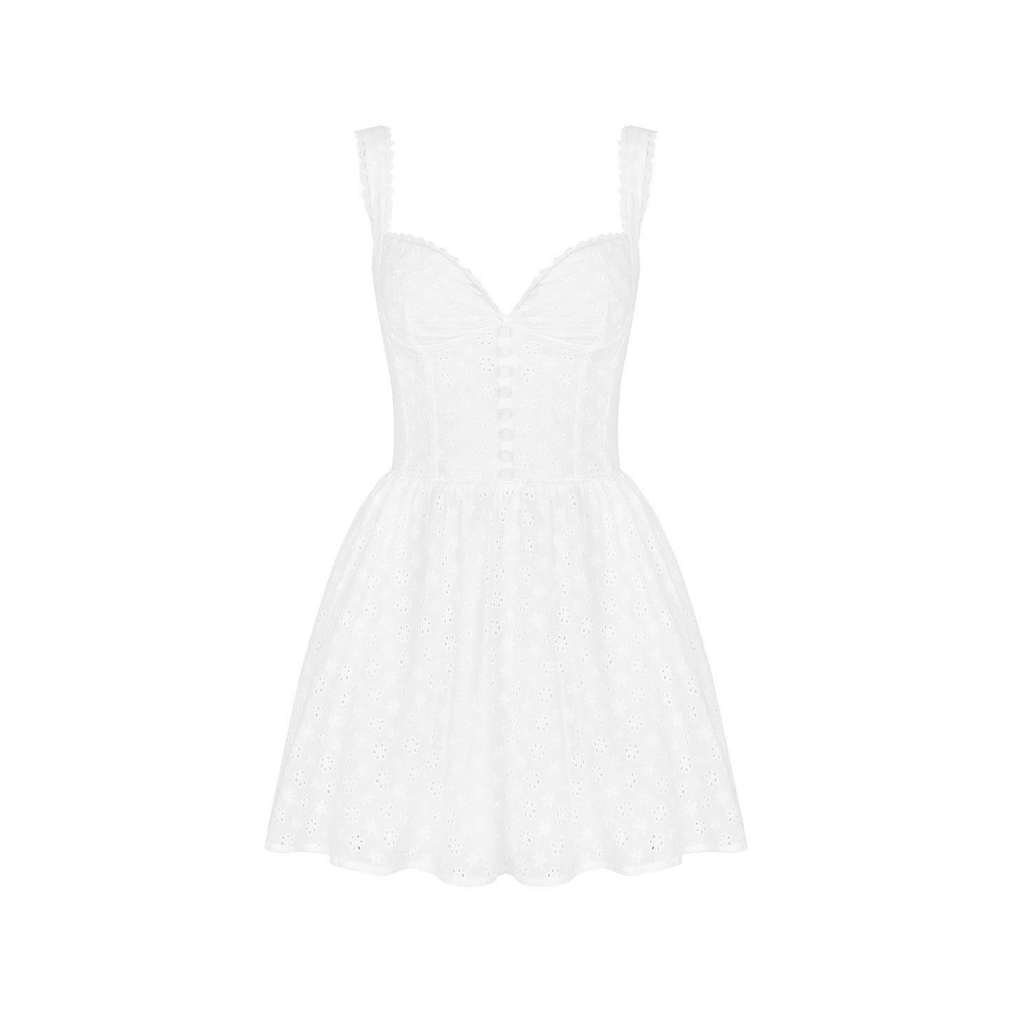 Dress Sexy V neck Lace Strap Dress Sexy White with Printed Pattern Sexy Women Clothing