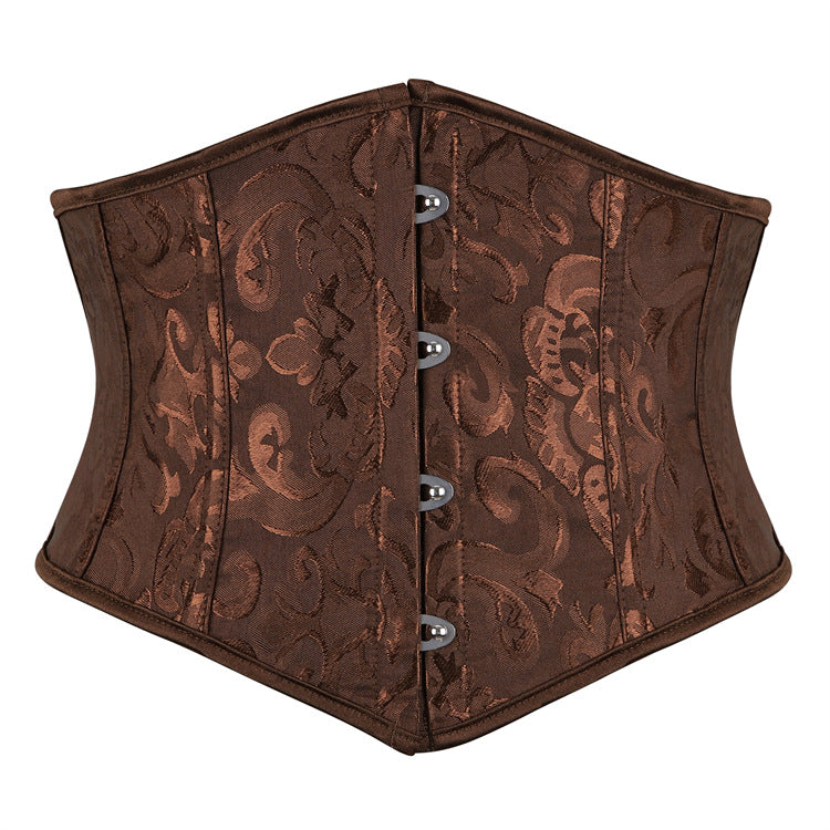 Waistband Internet Celebrity Pastoral Boning Corset Waist Seal Corset Breasted Short Corset Belly Band