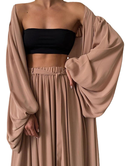 Women Clothing Spring Summer Sexy Coat 3-Piece Suit Plus Size - Wanita Store