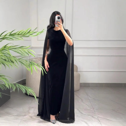 Autumn Winter Women Clothing Middle East Velvet Sheath Sleeve Dress - Wanita Store