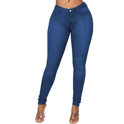 High Elastic Denim Required Fashion Women Wear Jeans Plus Size - Wanita Store