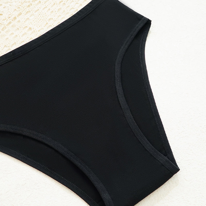 High Waist Women Cotton Underwear Breathable Comfortable High Elastic Combed Cotton Hip Lifting Briefs Women