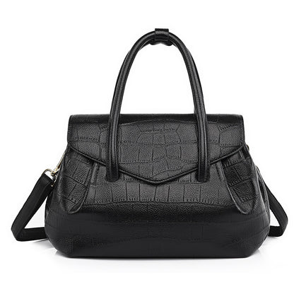 Handbag Large Capacity Bag Women All Match High Grade Women Bag Crocodile Pattern Tote Bag Shoulder Crossbody - Wanita Store