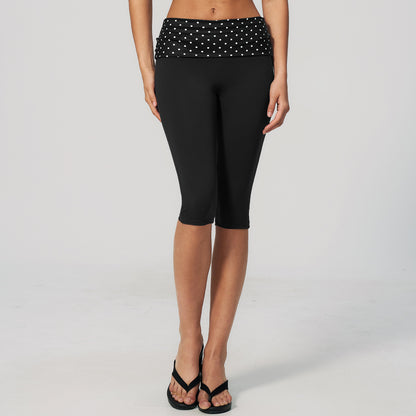 Black with white polka dot