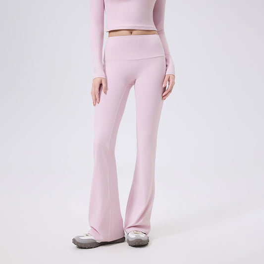 Low Waist Wide Brimmed Bell Bottom Pants Yoga Trousers for Women Sexy Slimming Skinny Workout Pants Slim Fit Hipp Lifting Pants