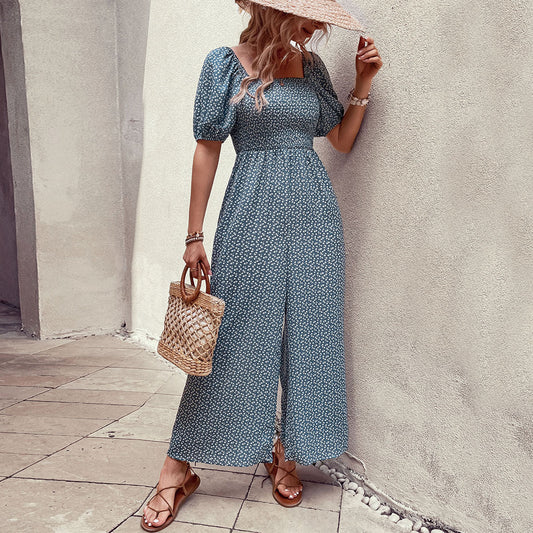 Women Clothing Printed Summer Jumpsuit Trousers