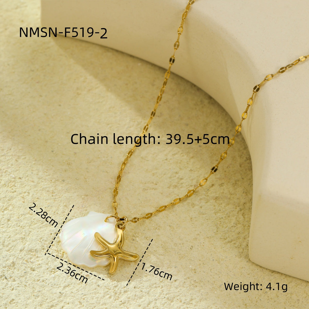 NMSN-F519-2 Glossy Starfish