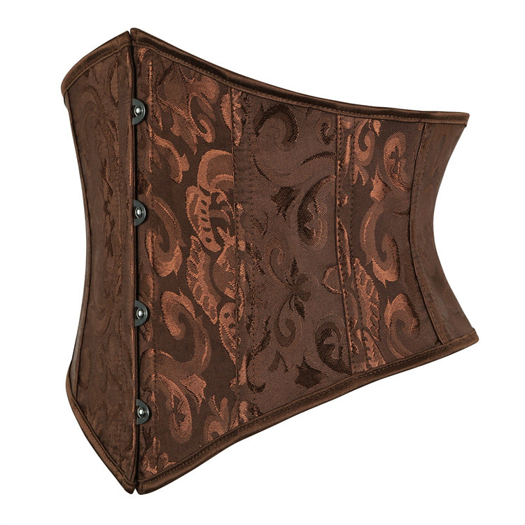 Waistband Internet Celebrity Pastoral Boning Corset Waist Seal Corset Breasted Short Corset Belly Band