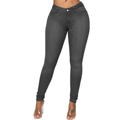 High Elastic Denim Required Fashion Women Wear Jeans Plus Size - Wanita Store
