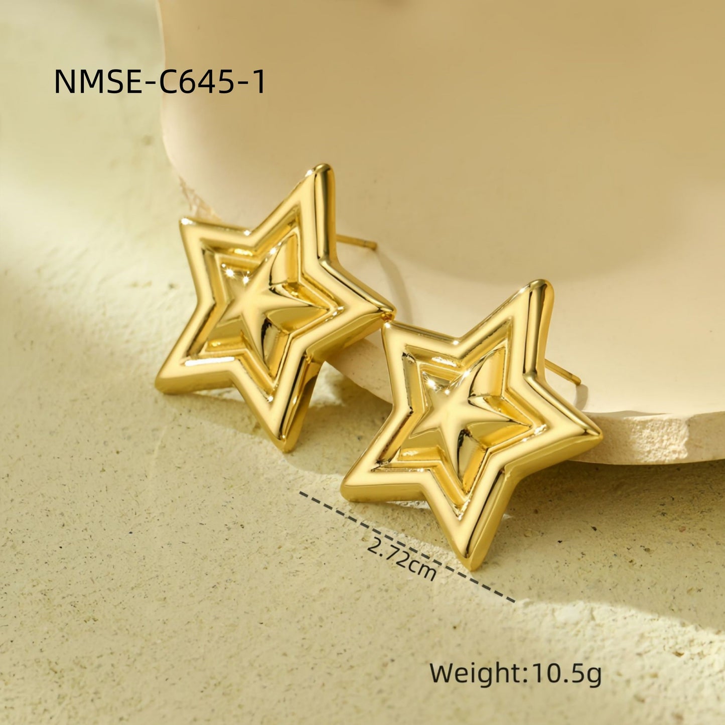 Five Pointed Star Gold