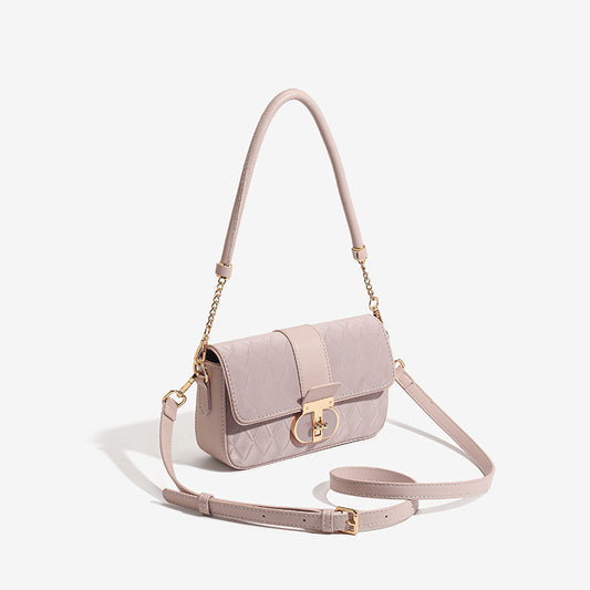 Peach Oolong French Underarm Bag High Grade Pink Bag Women Niche Crossbody Shoulder Bag - Wanita Store