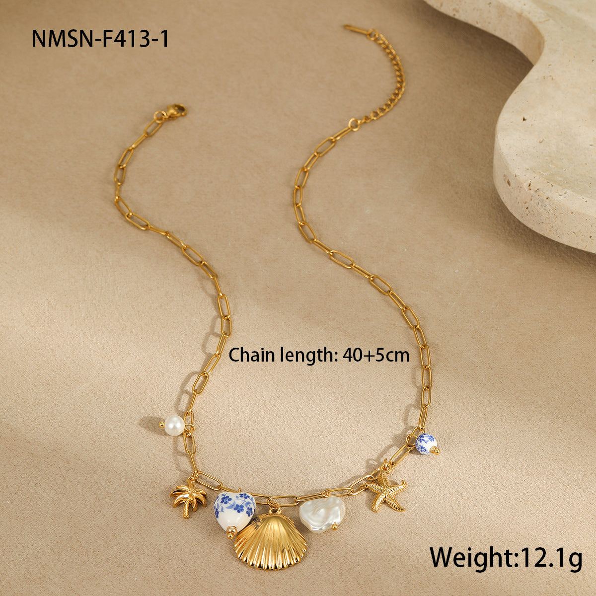 White Shell Necklace
