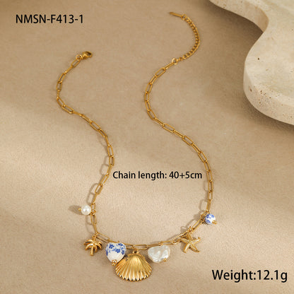 White Shell Necklace