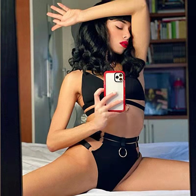 Bra Sports Underwear Gathered V neck Vest Women Suit