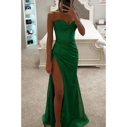 Party Suspenders Dress Loose Casual Slit Women Clothing Dress - Wanita Store